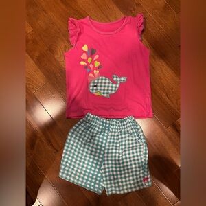 Adorable Whale Kids Set - Pink and Blue